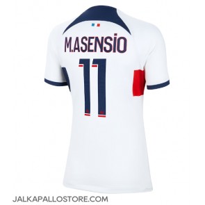 Paris Saint-Germain Marco Asensio #11 Vieraspaita Naisten 2023-24 Lyhythihainen
